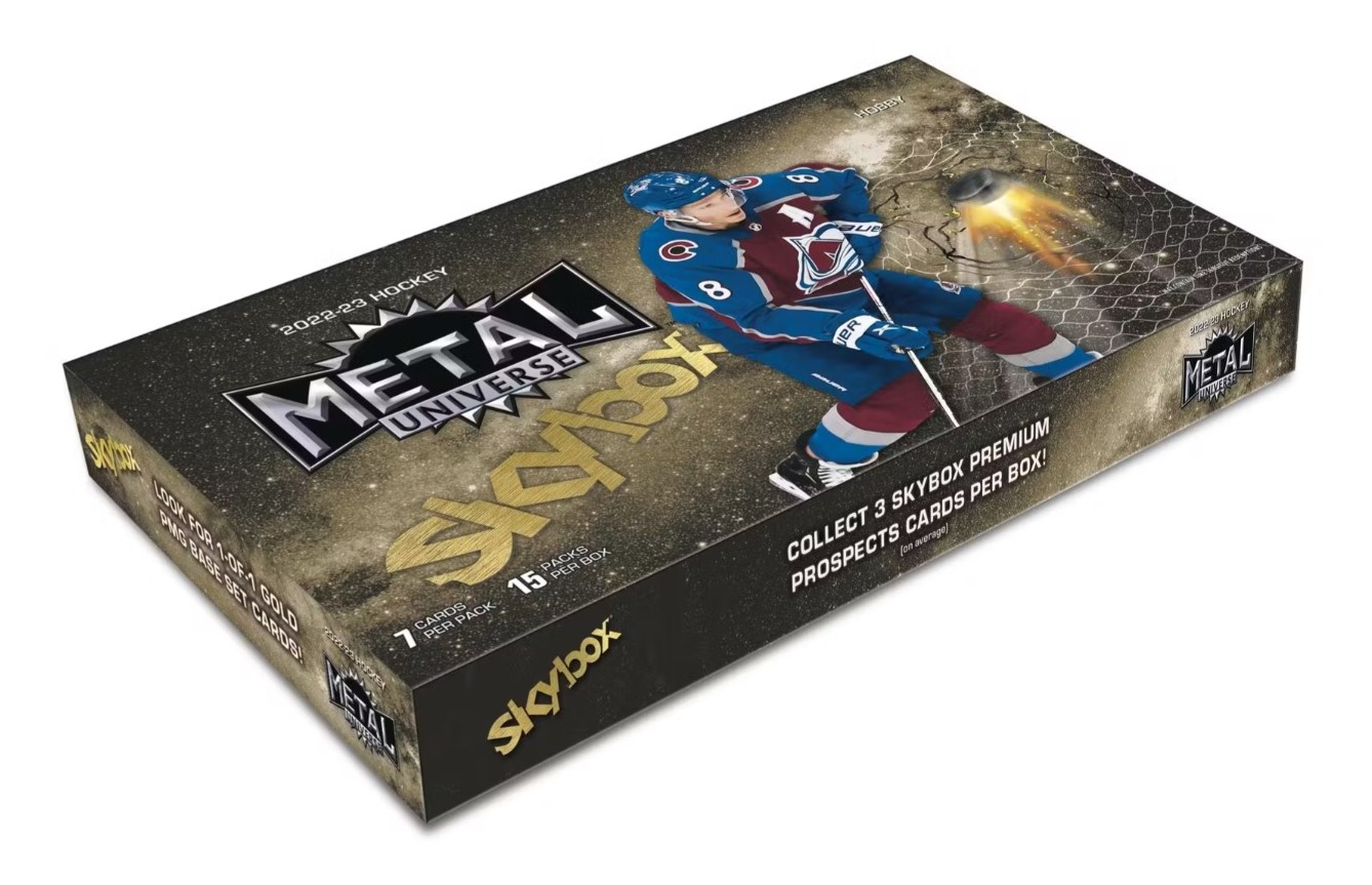 2022-23 Upper Deck Skybox Metal Universe Hockey Hobby 16-Box CASE